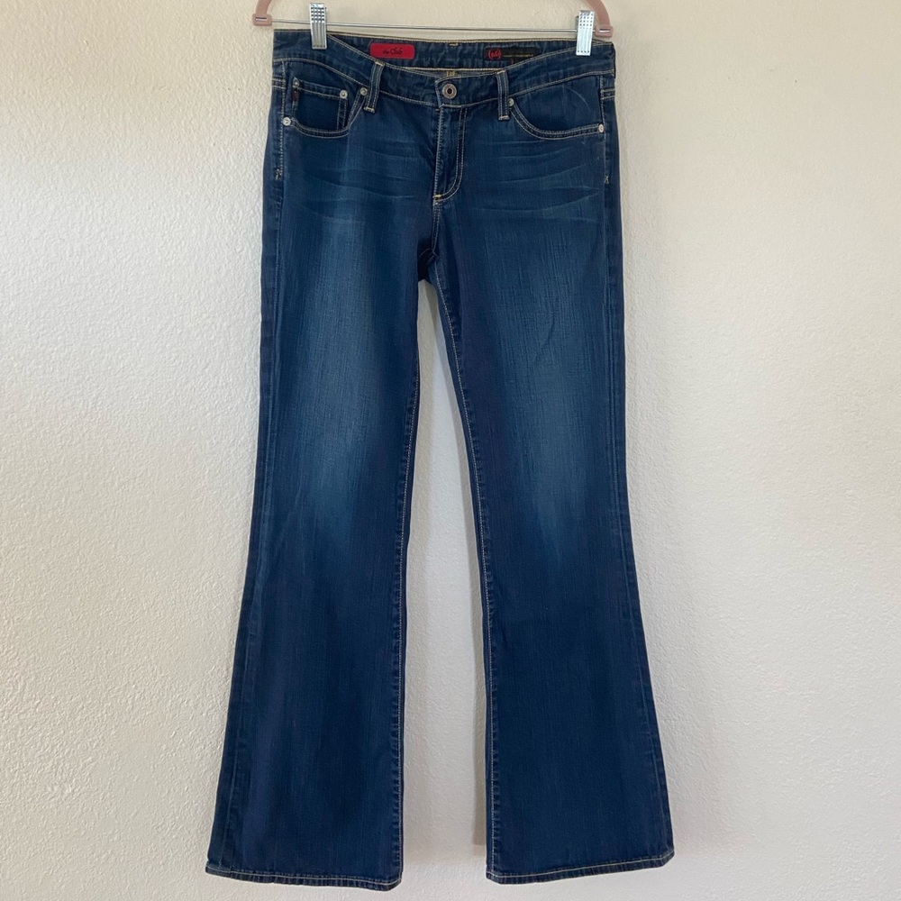 AG Adriano Goldschmied Dark Blue Flare Jeans